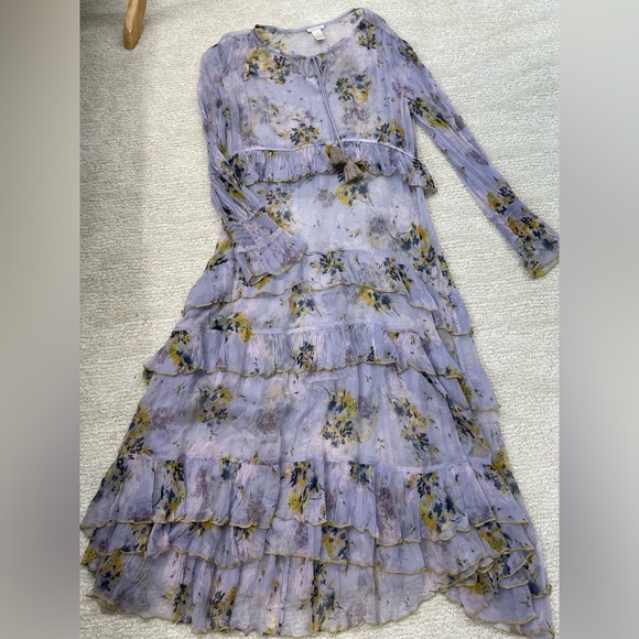 Sundance Natalie Flounce Dress S - Picture 11 of 11